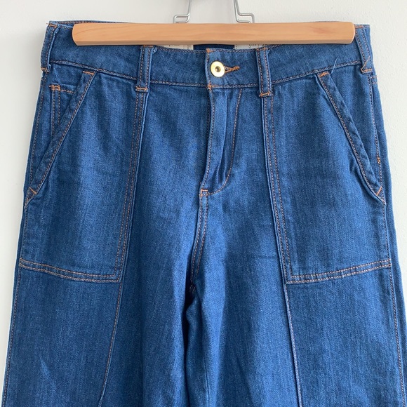 Anthropologie- Wide Leg Jeans - Picture 3 of 11